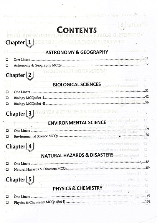Science MCQs for CSS by Mian Shafiq