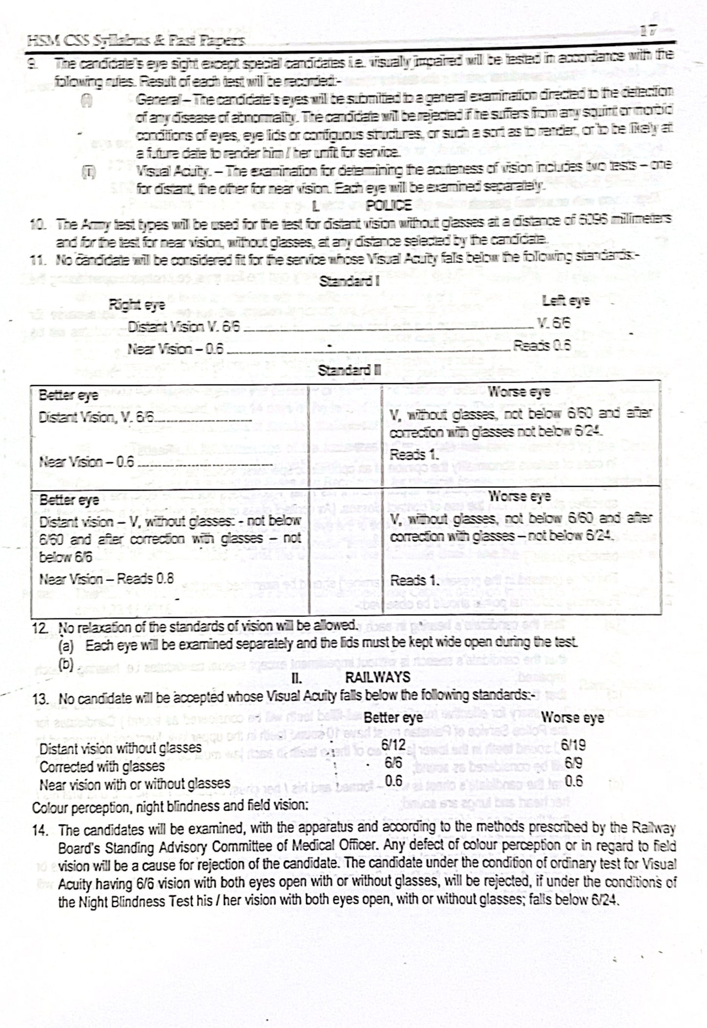 CSS Syllabus & Past Papers