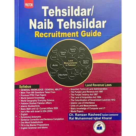 Tehsildar/Naib Tehsildar Recruitment Guide by Ch Ramzan Rasheed