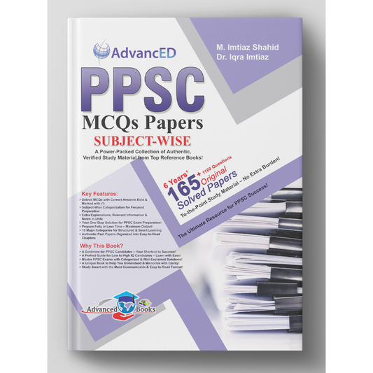 Advanced PPSC MCQs Papers Subject Wise