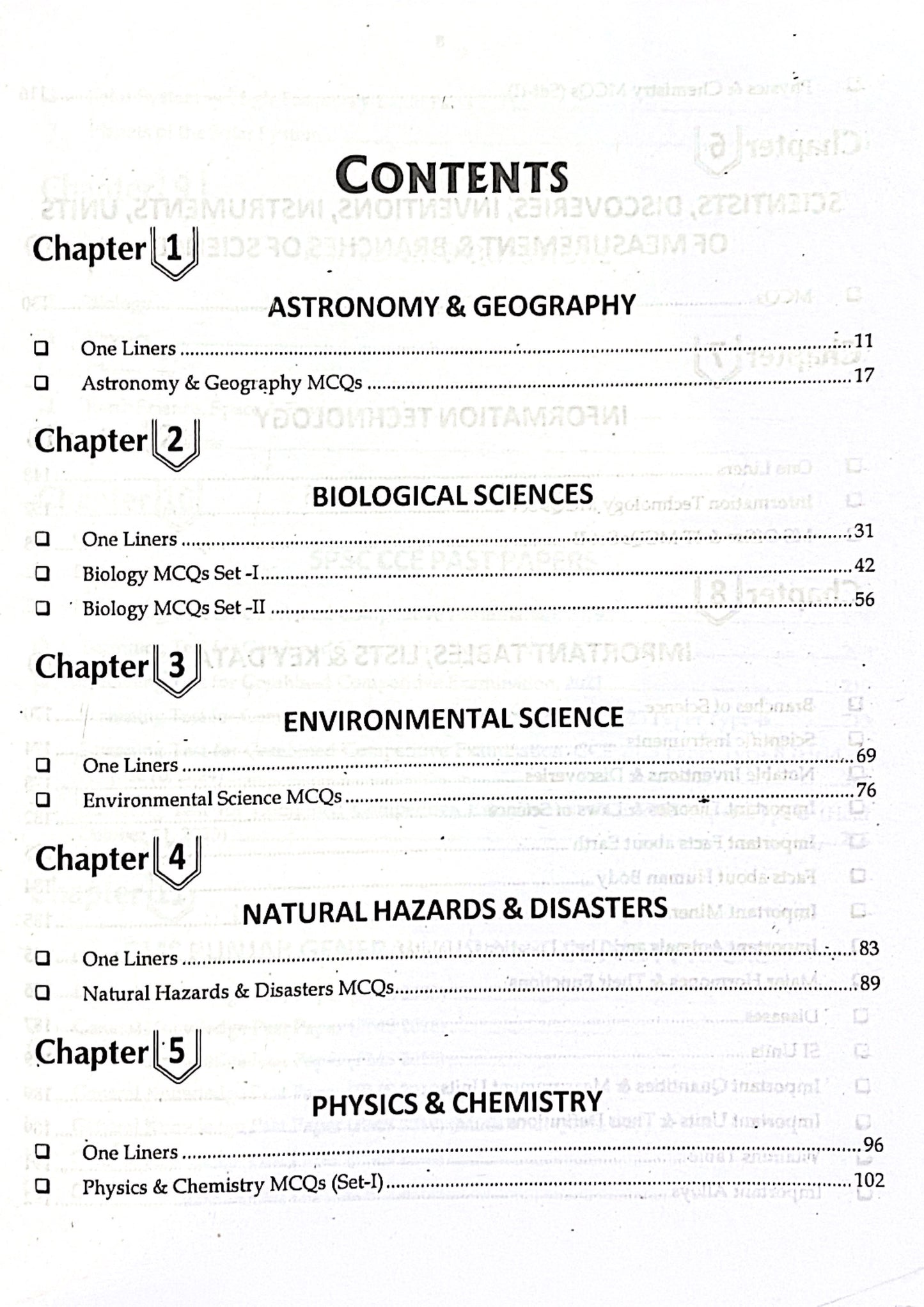 Science MCQs for CSS by Mian Shafiq