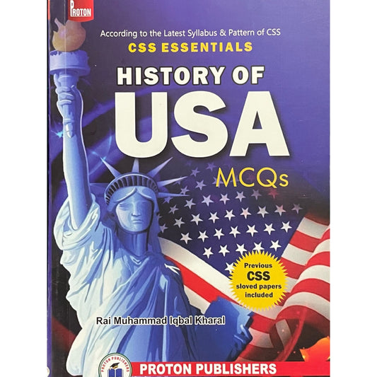 History Of USA MCQs for CSS by Rai Iqbal Kharal