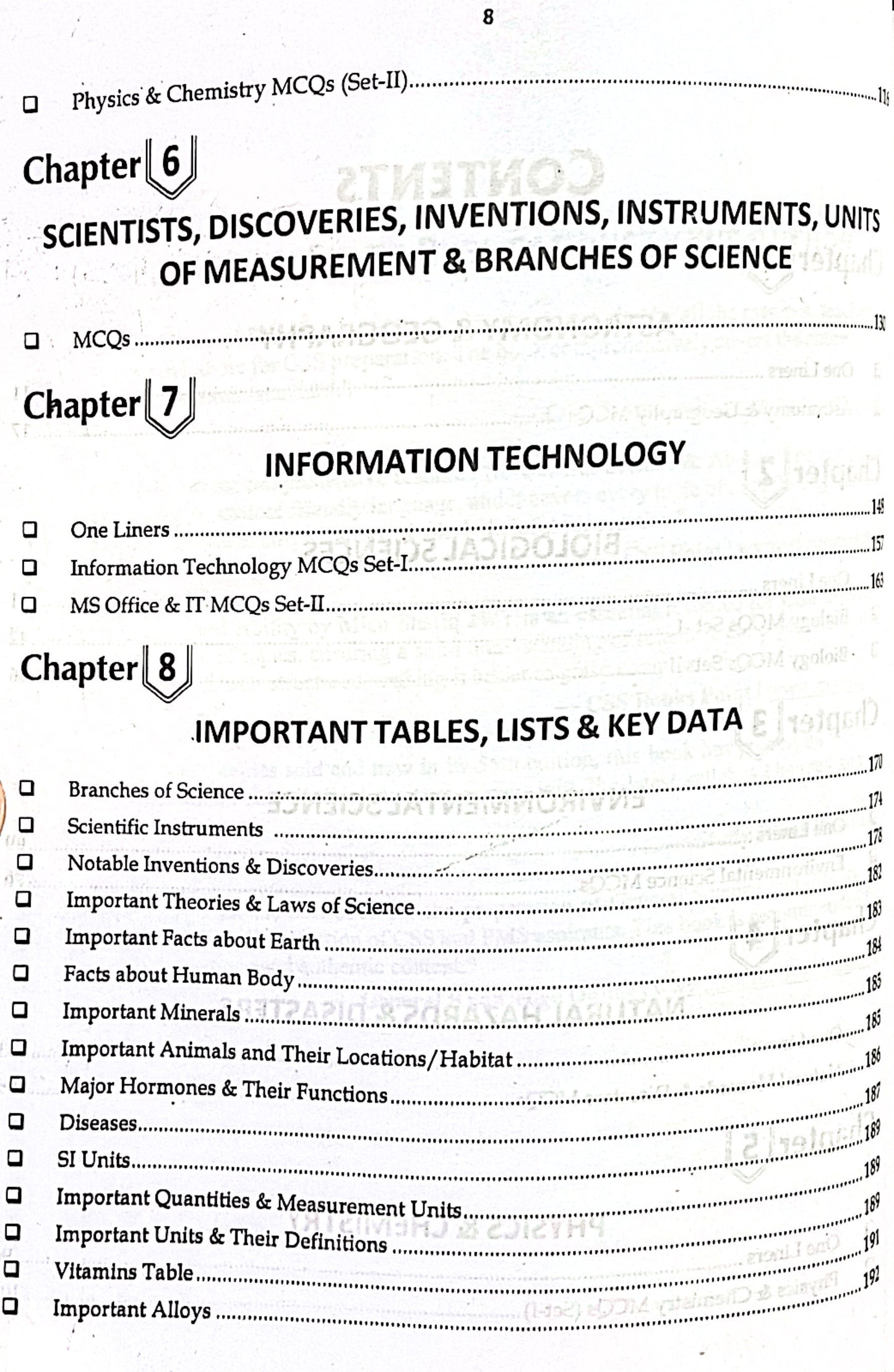 Science MCQs for CSS by Mian Shafiq