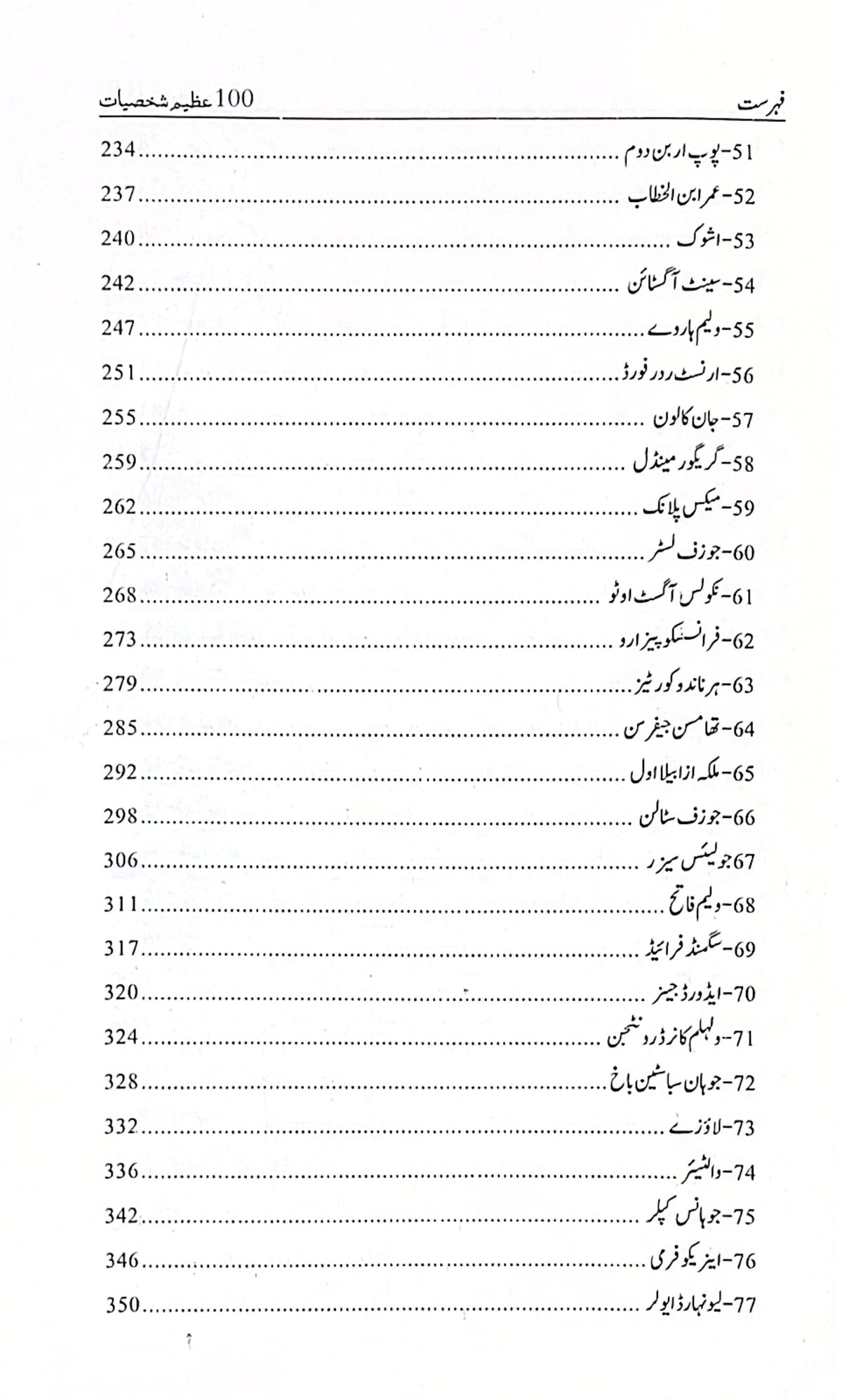 100 Azeem Shaksiyat by Michael H Hart