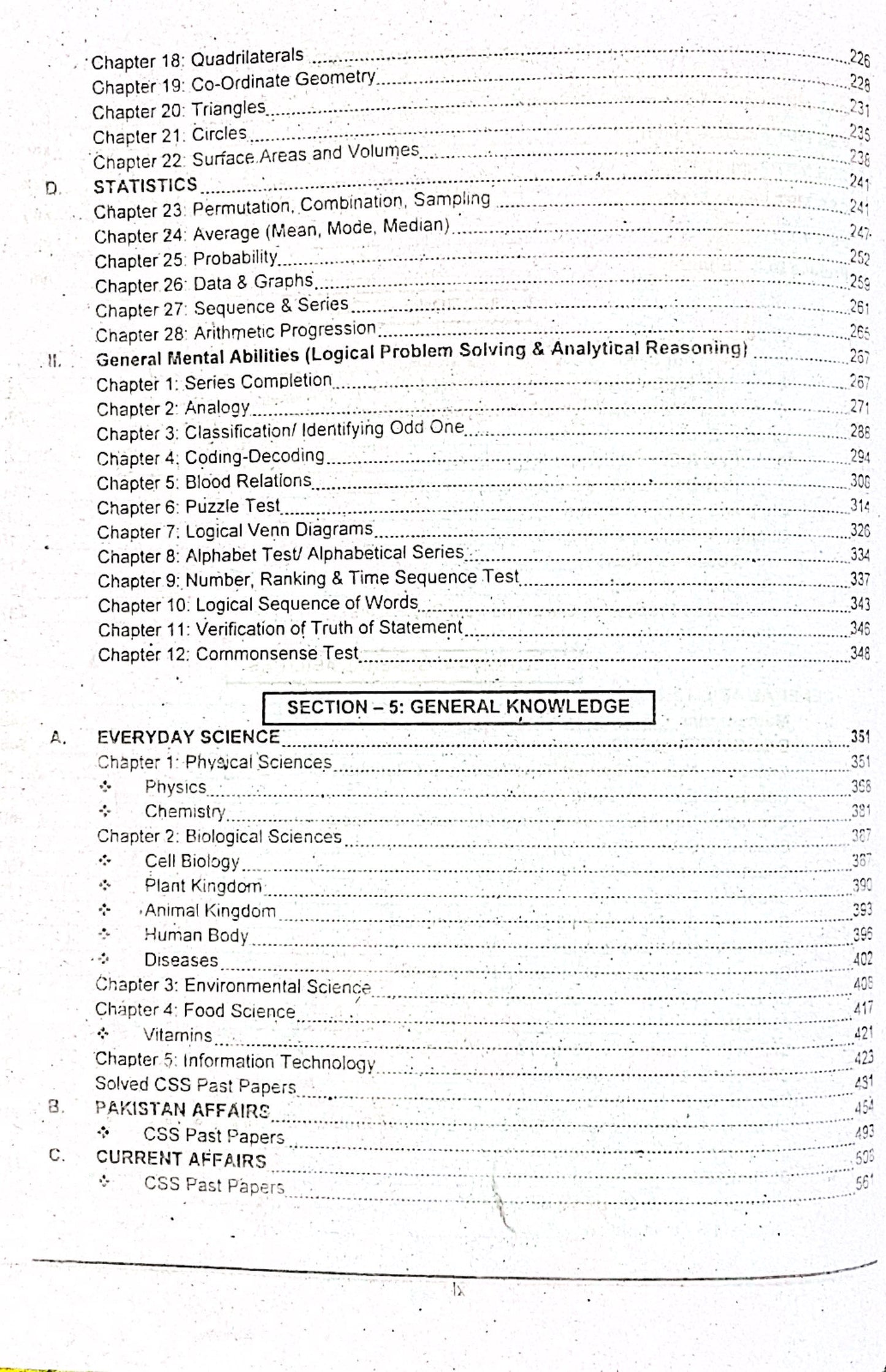 Caravan MCQ Based Preliminary Test (MPT) for CSS by Hafiz Karim Dad Chughtai