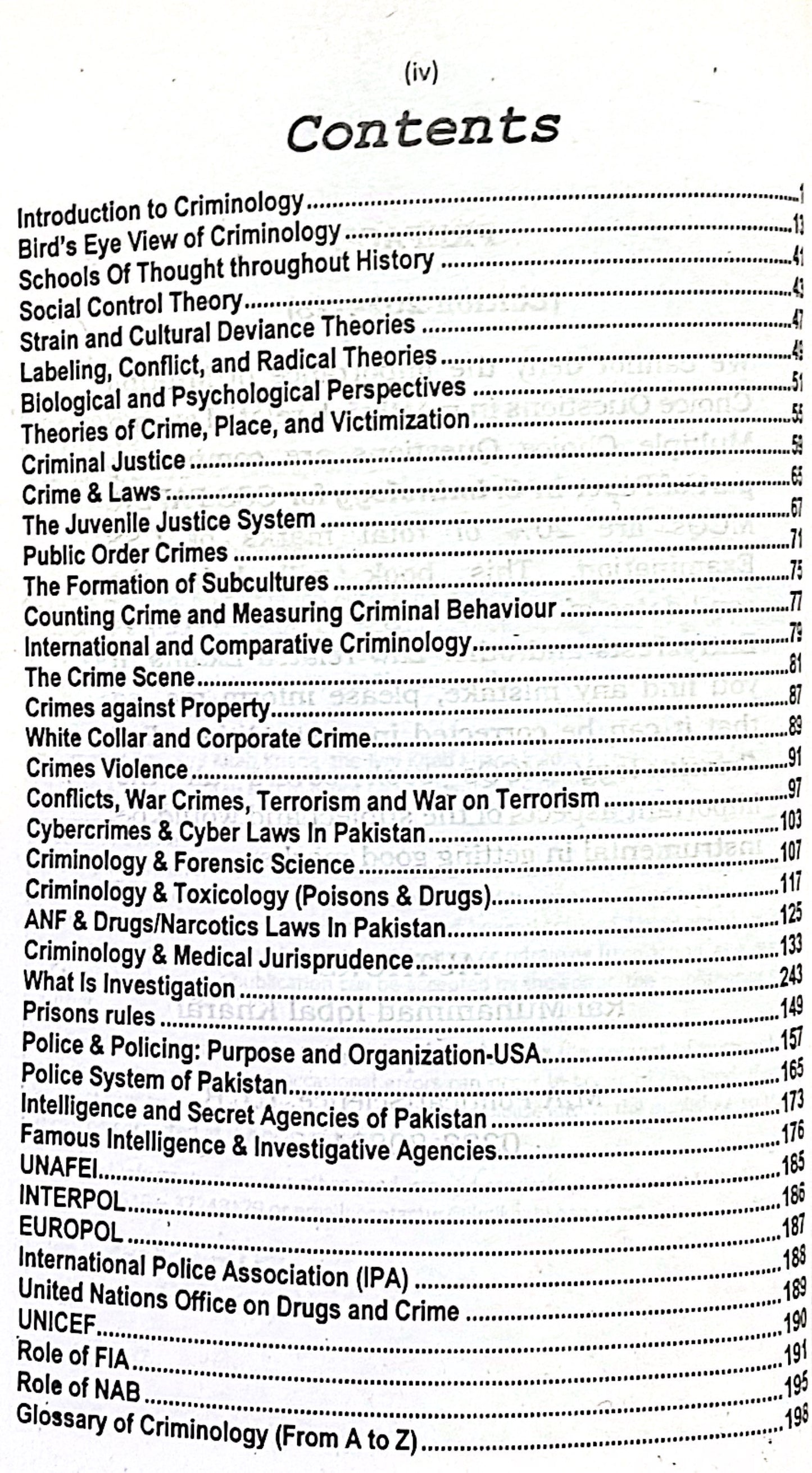 Criminology MCQs for CSS by Rai Iqbal Kharal