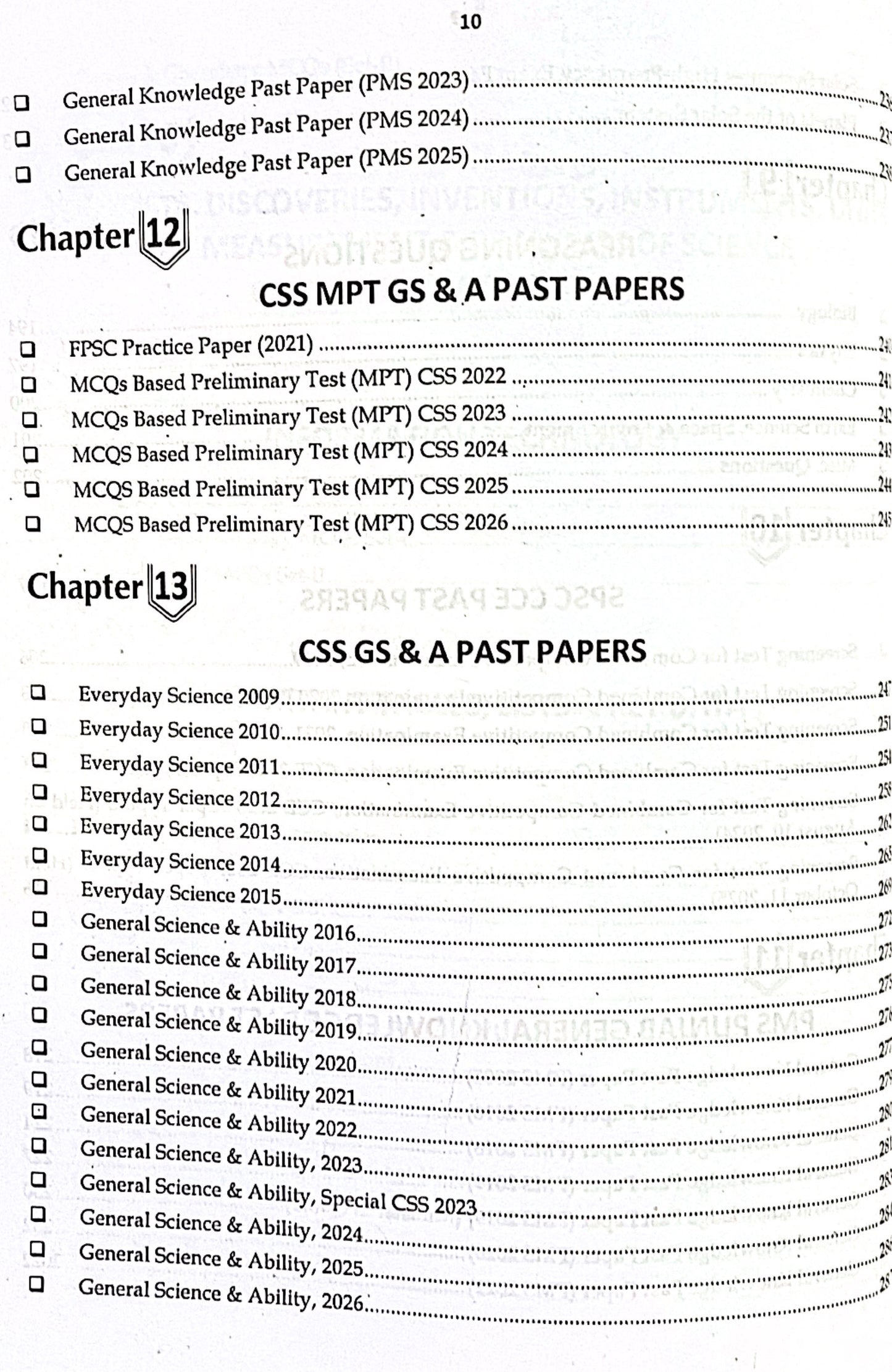 Science MCQs for CSS by Mian Shafiq