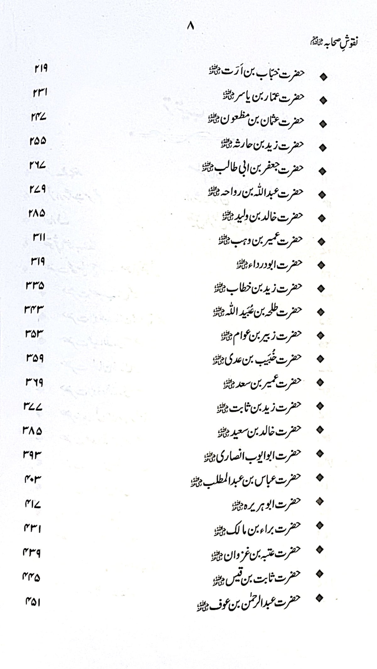 Naqoosh E Sahaba by Khalid Muhammad Khalid