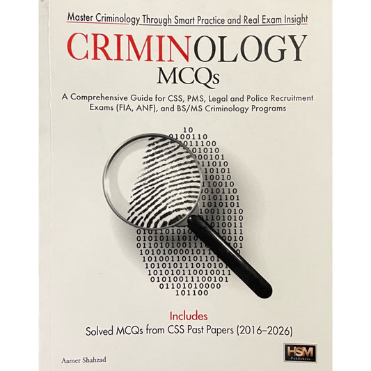 Criminology MCQs for CSS by Aamer Shahzad