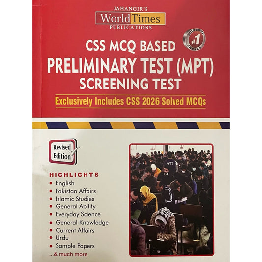 CSS MCQ Based Preliminary Test (MPT) Screening Test Guide for CSS