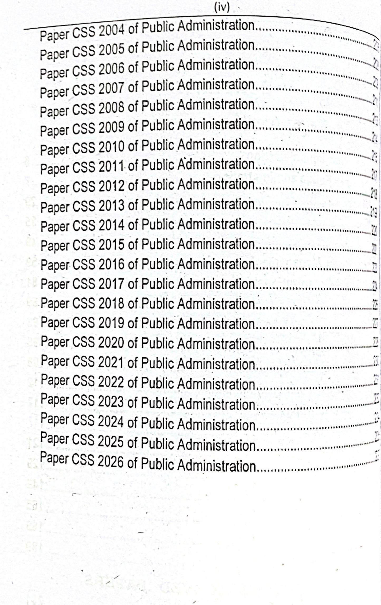 Public Administration MCQs for CSS by Hafeez Ur Rehman Virk
