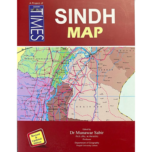 Sindh Map by Dr Munawar Sabir