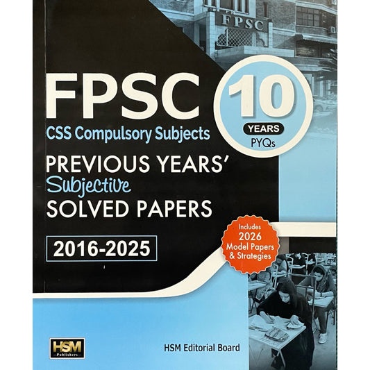FPSC CSS Compulsory Subjects Previous Years Solved Papers