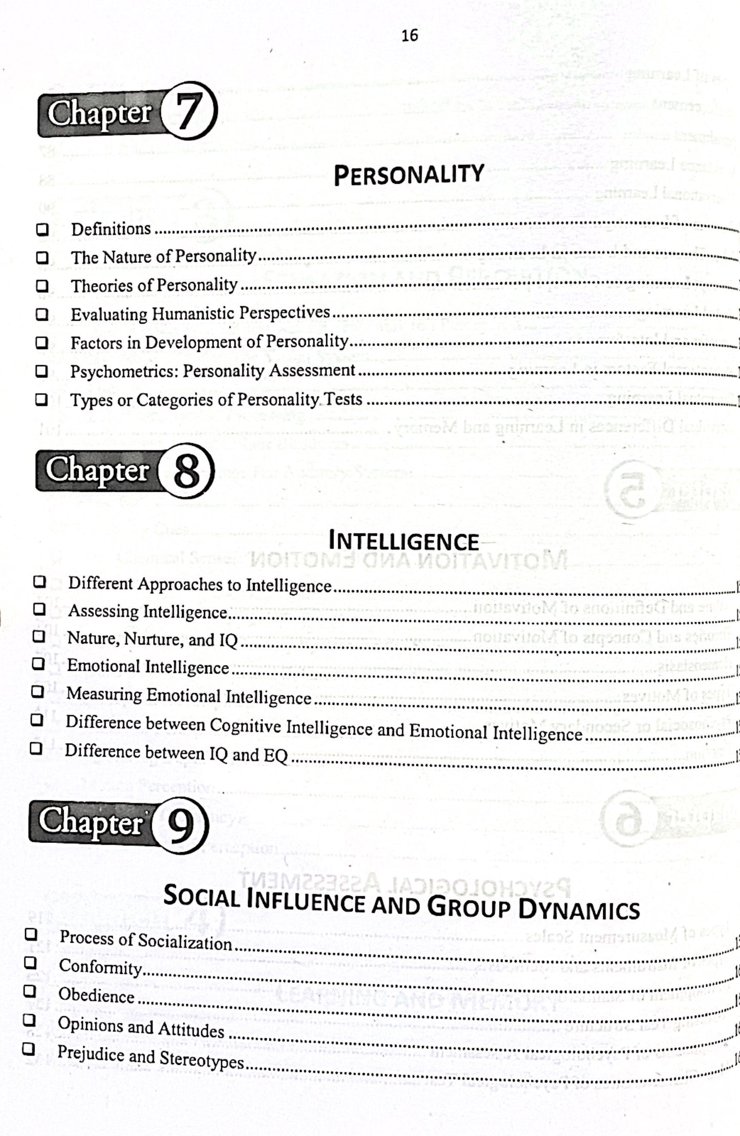 Psychology for CSS by Tayab Saifullah