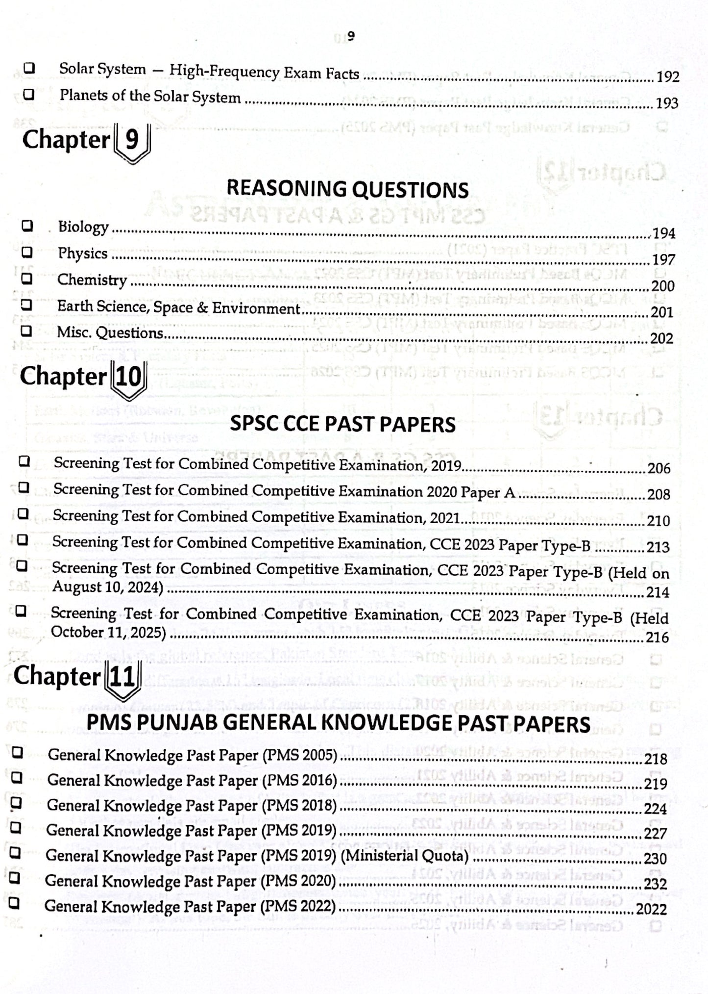 Science MCQs for CSS by Mian Shafiq