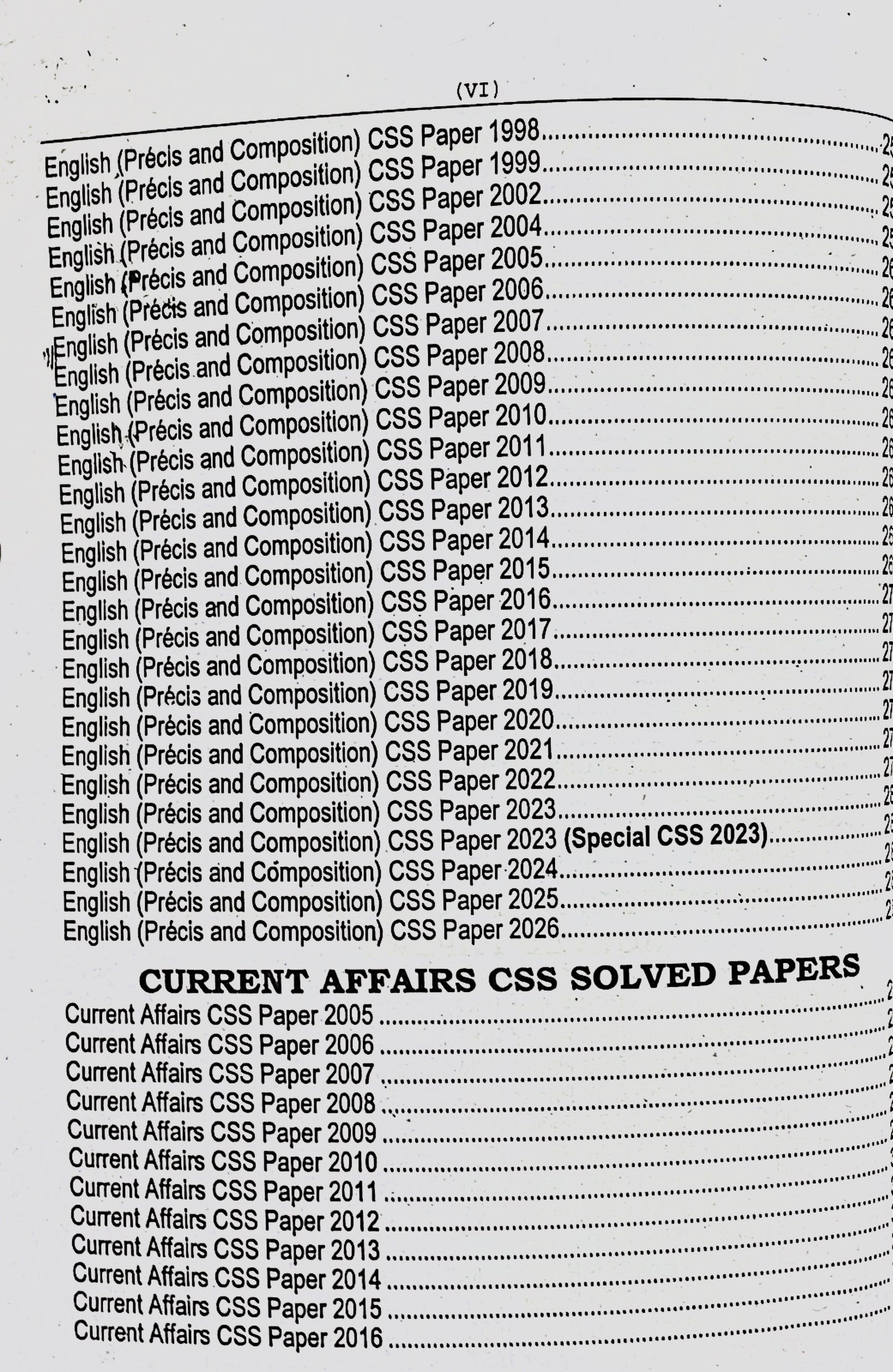 CSS MCQs Compulsory Subjects Previous Solved Papers by Rai Mansab Ali