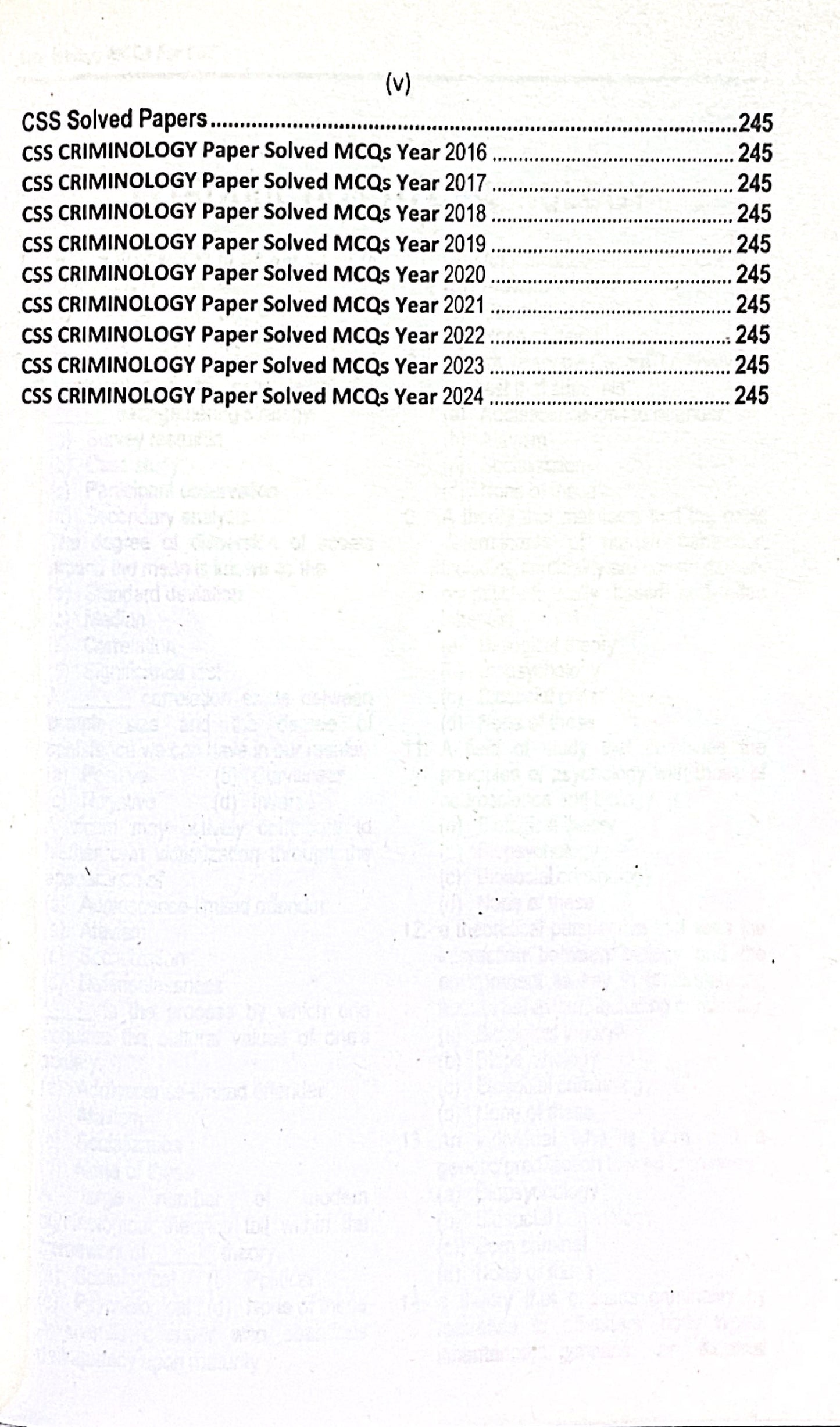 Criminology MCQs for CSS by Rai Iqbal Kharal